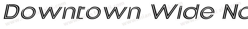 Downtown Wide Norma字体转换